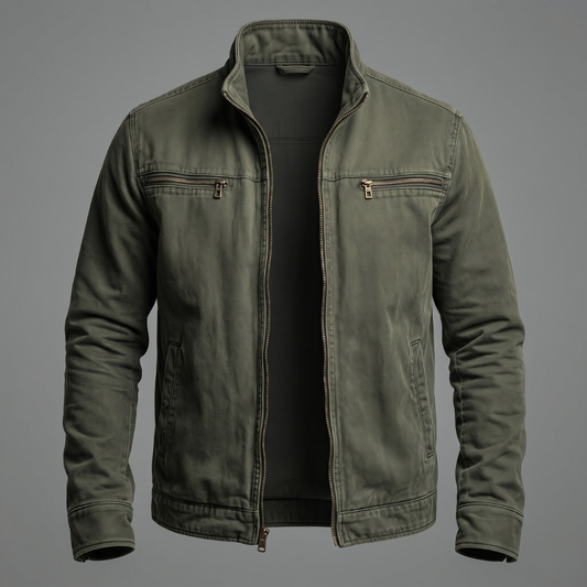 Brody - Vintage-Wash Soft-Touch Zip Jacket