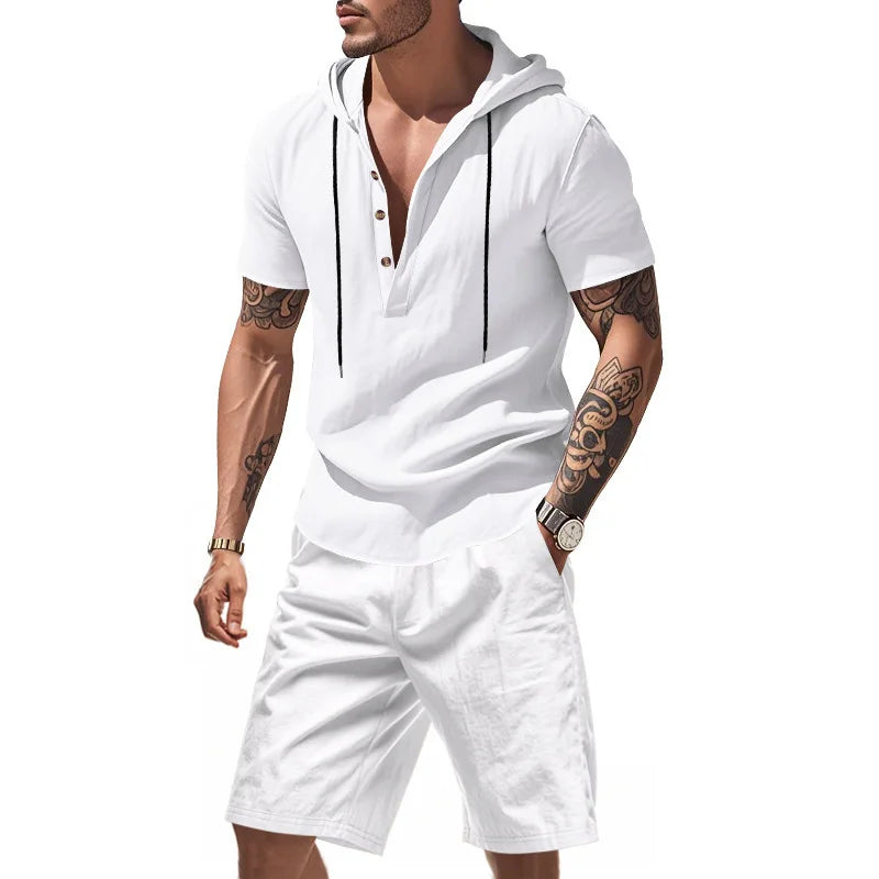 Dylan - Breathable Hoodie & Shorts Set