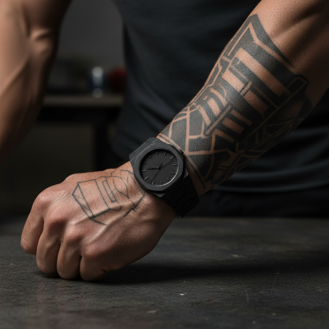Nevrick - Stealth Octagonal Watch
