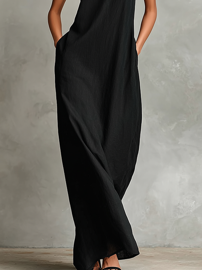 Tabitha - Premium Linen Maxi Dress