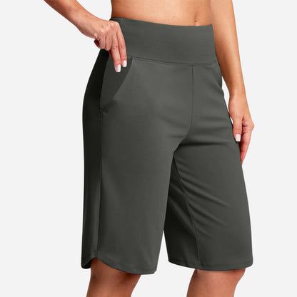 Kendall - High Waist Pocket Biker Shorts