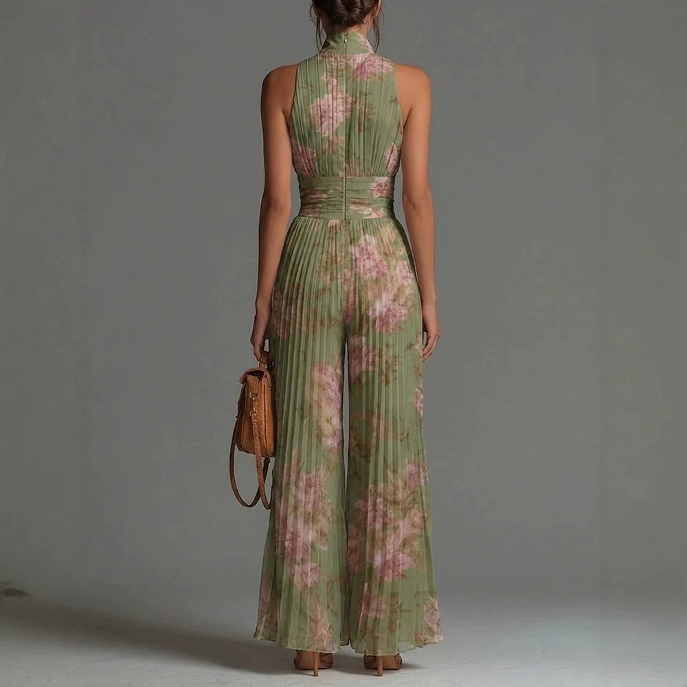 Thessaly - Soft-Touch Wide-Leg Jumpsuit