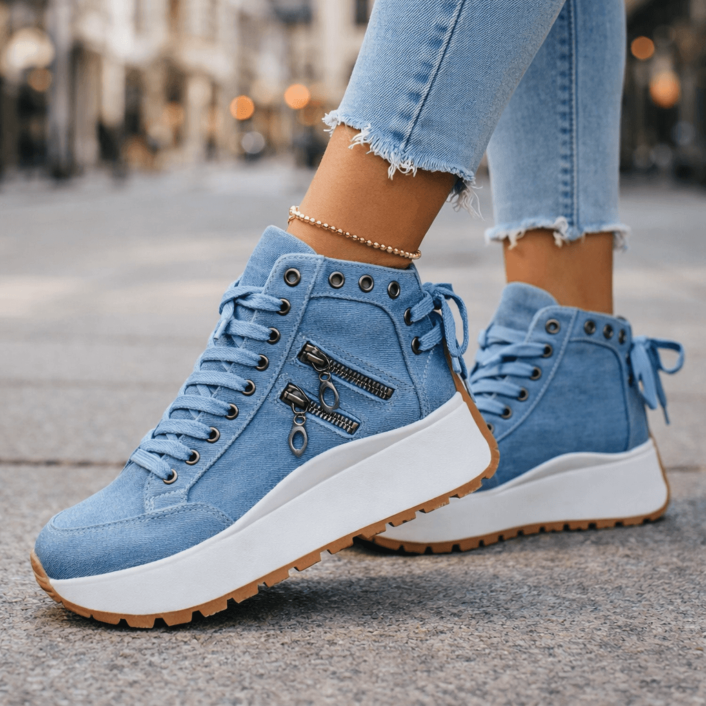 Celestia - Cushioned Platform Sneakers