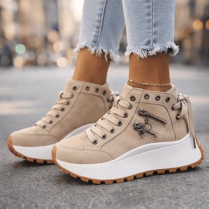 Celestia - Cushioned Platform Sneakers