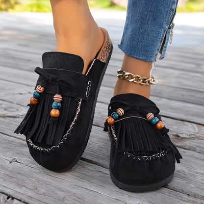 Quinara - Embellished Slip-On Moccasins