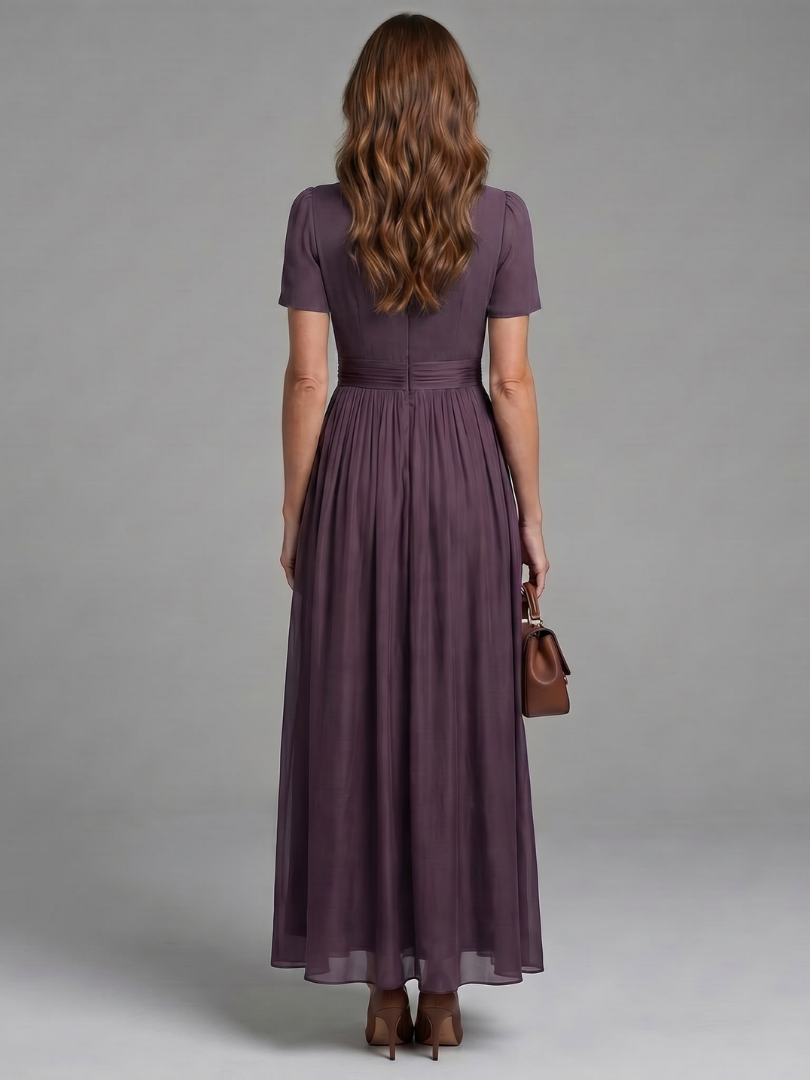 Jovelle - Soft-Touch Pleated Maxi Dress