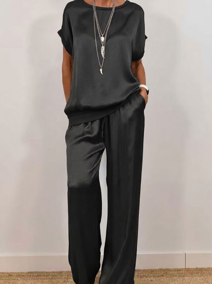 Bria - Silky-Sheen Two-Piece Set