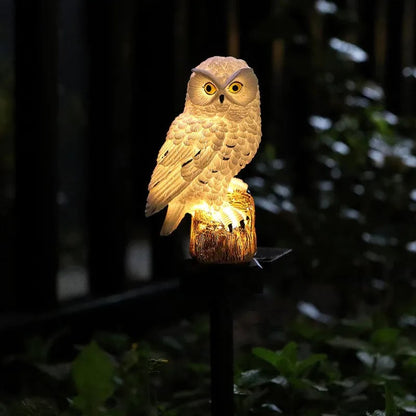 Amora - Owl Decorative Garden Lamp