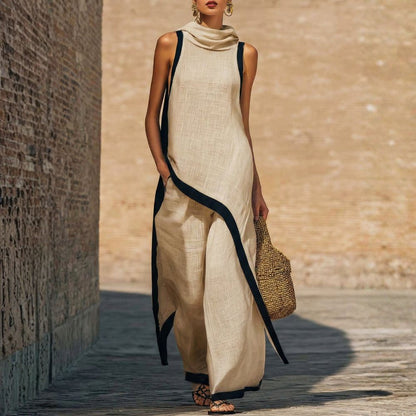Gillian - Sculptural Linen Two-Piece Set