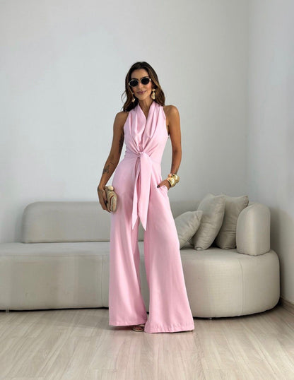 Ismerie - Fluid Wide-Leg Jumpsuit