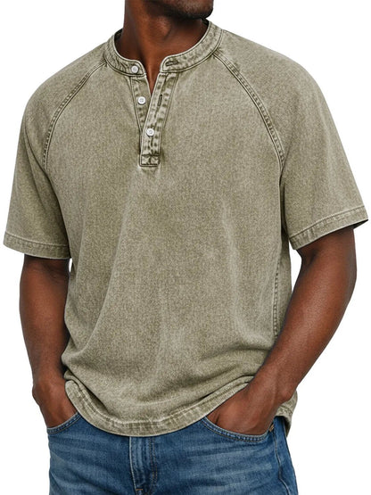 Flynn - Soft-Touch Vintage-Washed T-Shirt