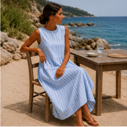 Natasha - Lightweight Striped Dress