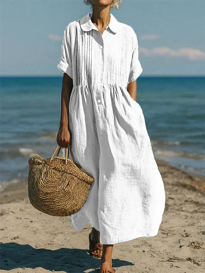 Galilea - Breezy Button-Front Dress