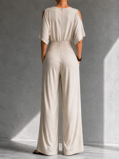 Odelisse - Soft-Touch Wrap Jumpsuit