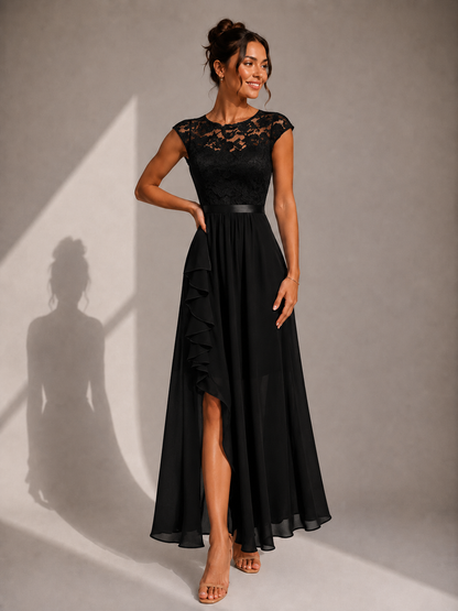 Ainsley - Embroidered Evening Gown