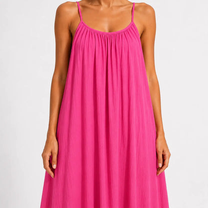Melody - Soft-Touch V-Neck Wrap Midi Dress