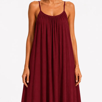 Melody - Soft-Touch V-Neck Wrap Midi Dress