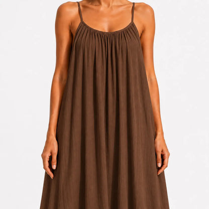 Melody - Soft-Touch V-Neck Wrap Midi Dress