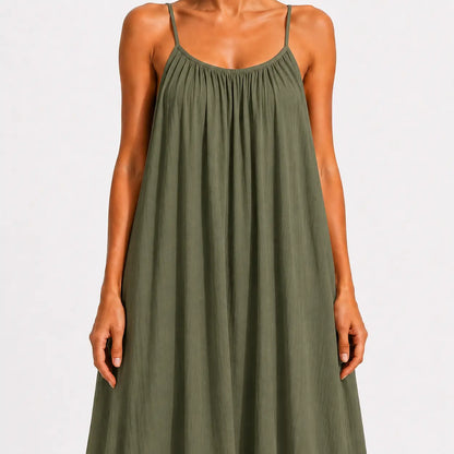 Melody - Soft-Touch V-Neck Wrap Midi Dress