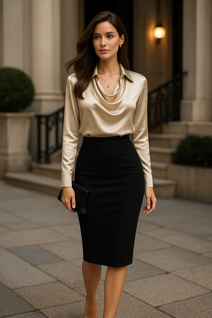Makenna - Lustrous Blouse