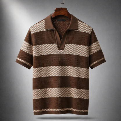 Alden - Textured Knit Polo