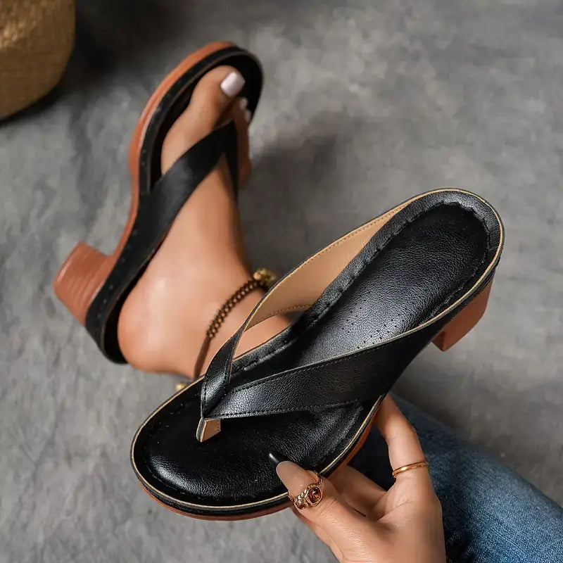 Alouette - Cushioned Heeled Sandals