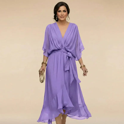 Mirabelle - Airy V-Neck Dress