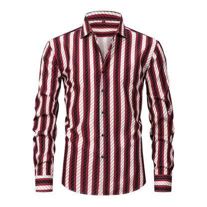 Cormac - Striped Button Up Shirt