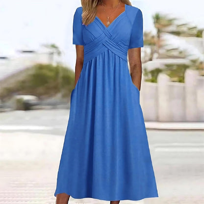 Payton - Soft-Touch A-Line Midi Dress