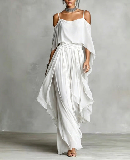Iridessa - Airy Off-Shoulder Two-Piece Set