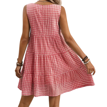 Elsie - Sleeveless Tiered Mini Dress