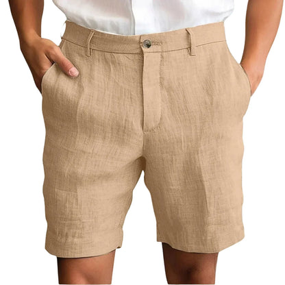Nestor - Tailored Linen Shorts