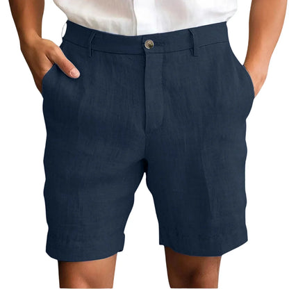 Nestor - Tailored Linen Shorts