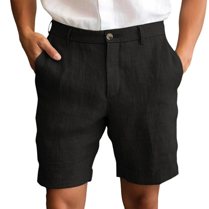 Nestor - Tailored Linen Shorts