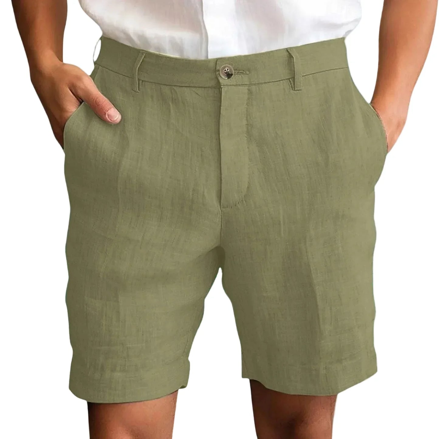 Nestor - Tailored Linen Shorts