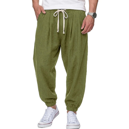 Isaac - Lightweight Drawstring Trousers