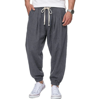 Isaac - Lightweight Drawstring Trousers