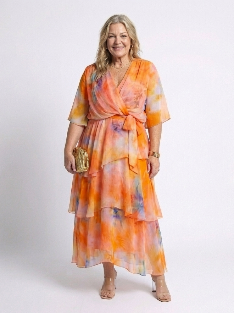 Elsinora - Soft-Touch Layered Maxi Dress