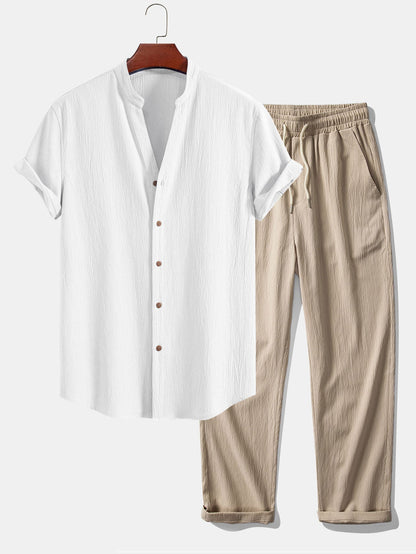 Larkin - Textured Two-Piece Set
