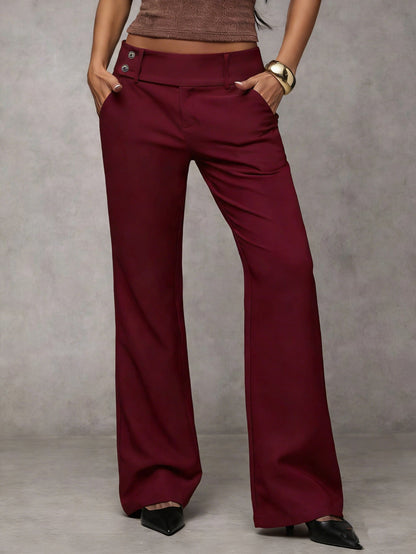 Venetia - Airy High-Waisted Wide-Leg Trousers