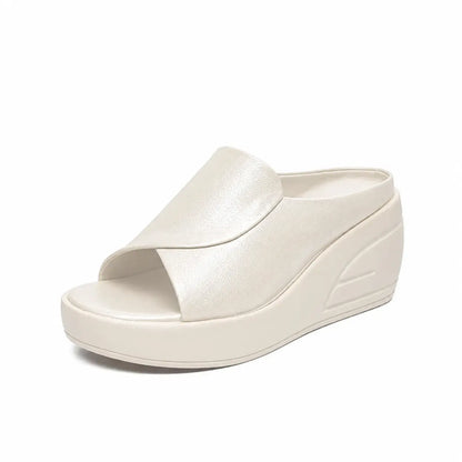Eloise - Cushioned Wedge Mule