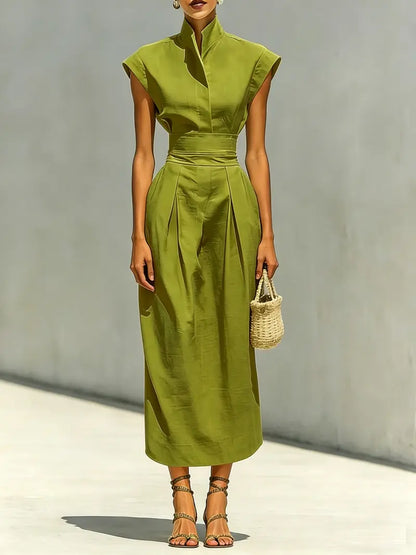 Kiera - Structured Midi Dress