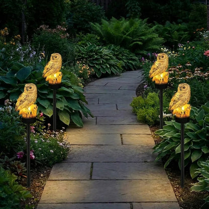 Amora - Owl Decorative Garden Lamp