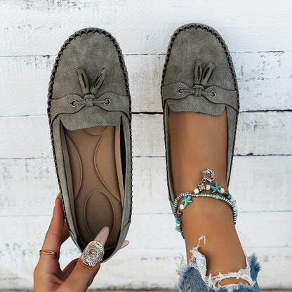 Stella - Cushioned Tassel Loafers