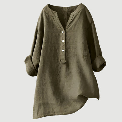 Amber - Airy Linen Blouse