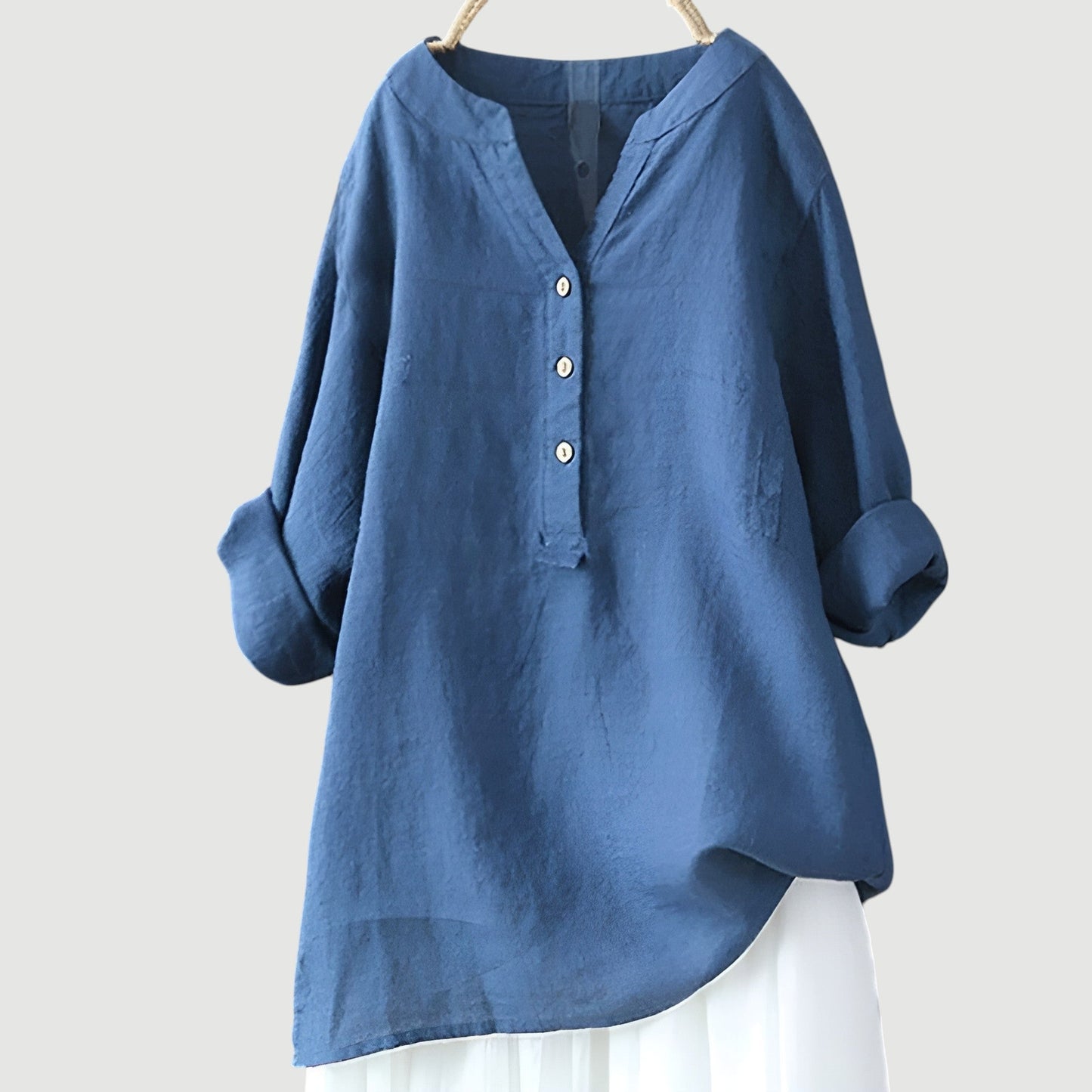 Amber - Airy Linen Blouse