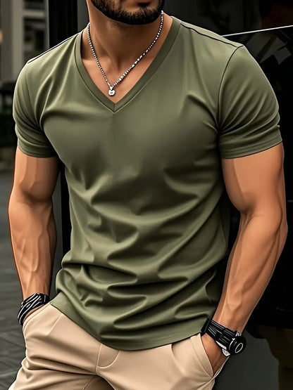 Trevor - Soft-Touch V-Neck T-Shirt