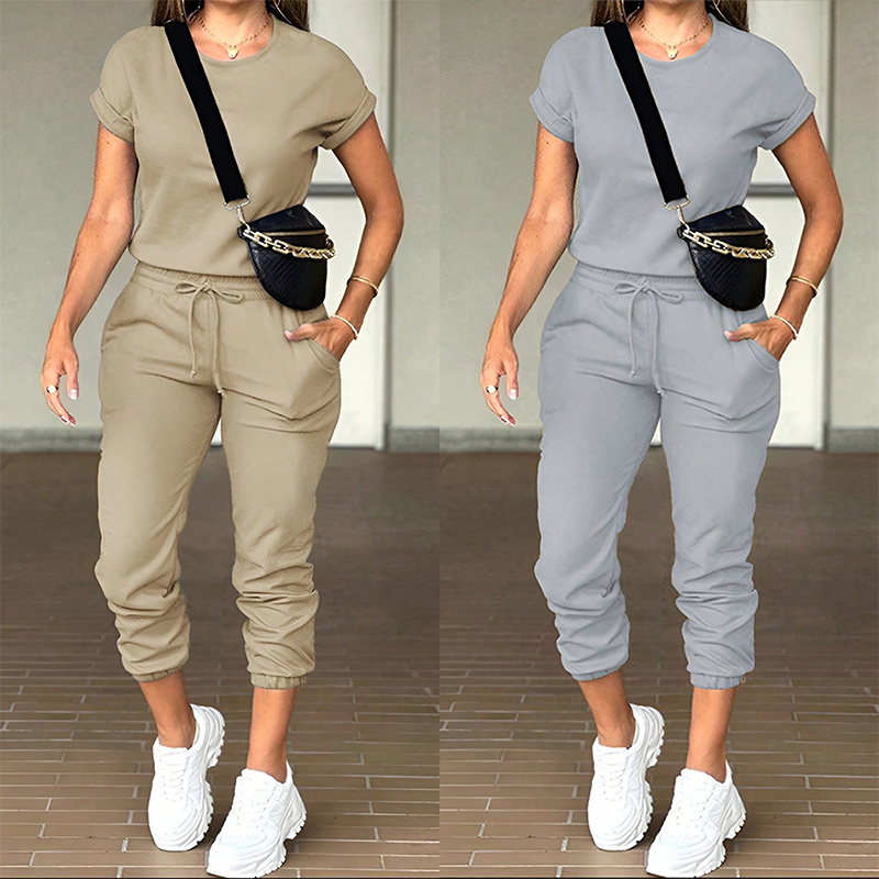 Tovelle - Casual Top and Jogger Trousers Set