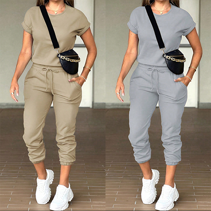 Tovelle - Casual Top and Jogger Trousers Set