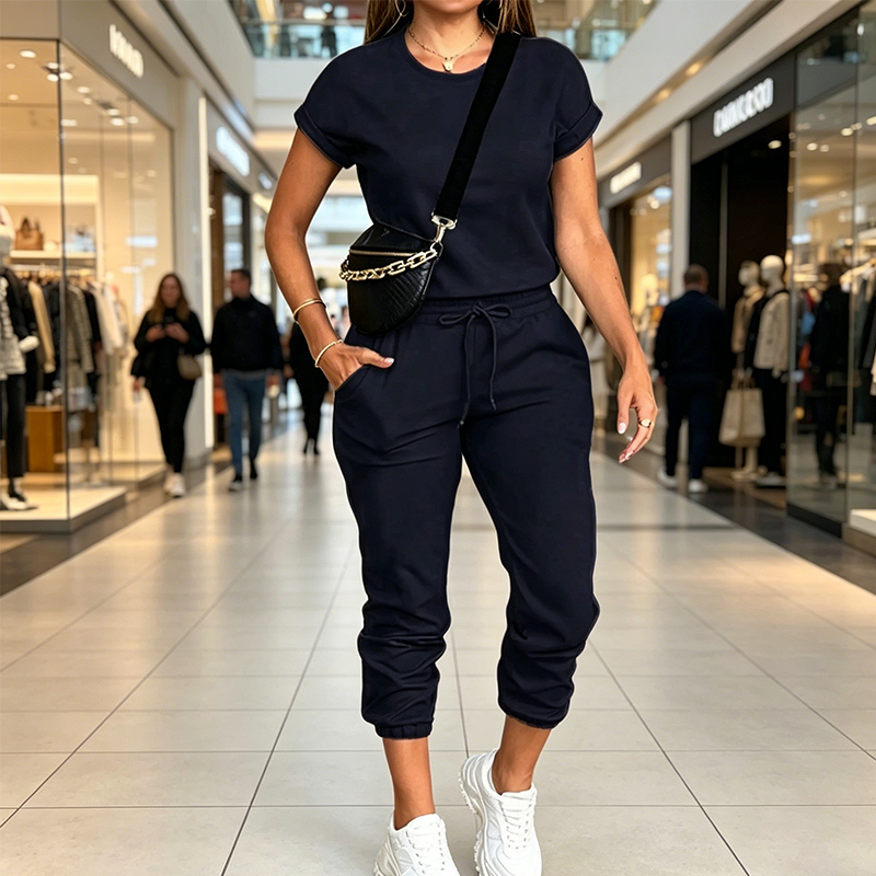 Tovelle - Casual Top and Jogger Trousers Set